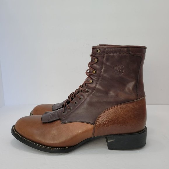 Ariat Polished Bay Pro Lacer Men\'s Cowboy Boots Brown 38090 US Size 11D main image 6